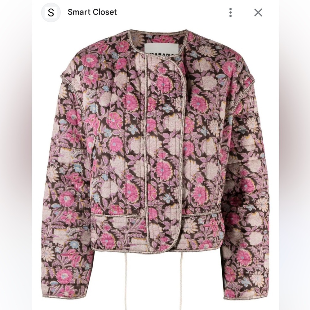 Marant Étoile Gelio Floral Quilted Jacket